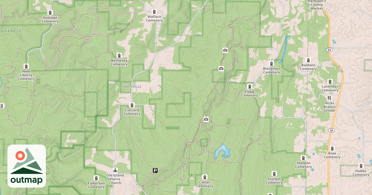 Map of BENHAM HILL RD