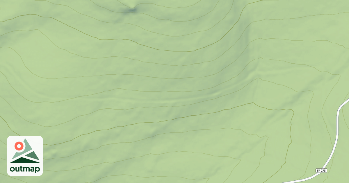 Map of IRON CREEK SPUR 1B