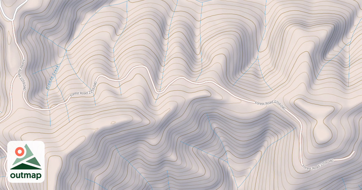 Map of USFS Motor Vehicle Use Map Roads {69BFBB63-7FCD-4402-8913-2B251B9AA06E}