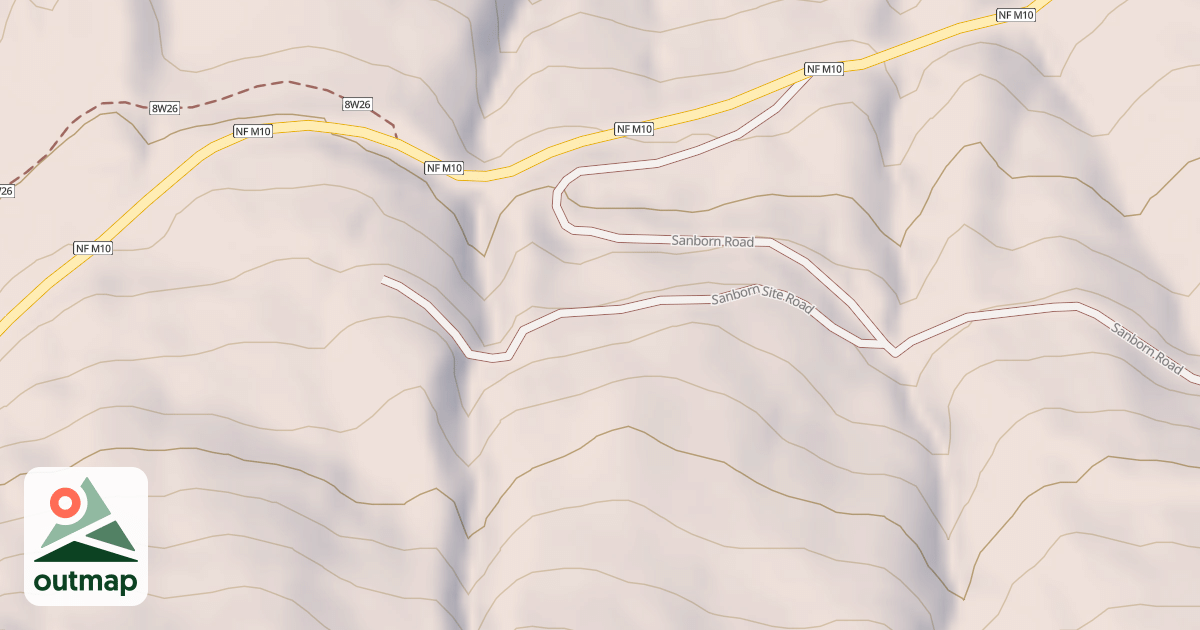 Map of SANBORN SITE