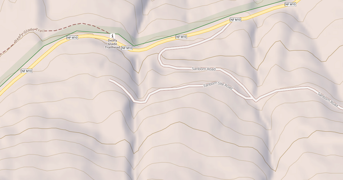 Map preview of SANBORN SITE