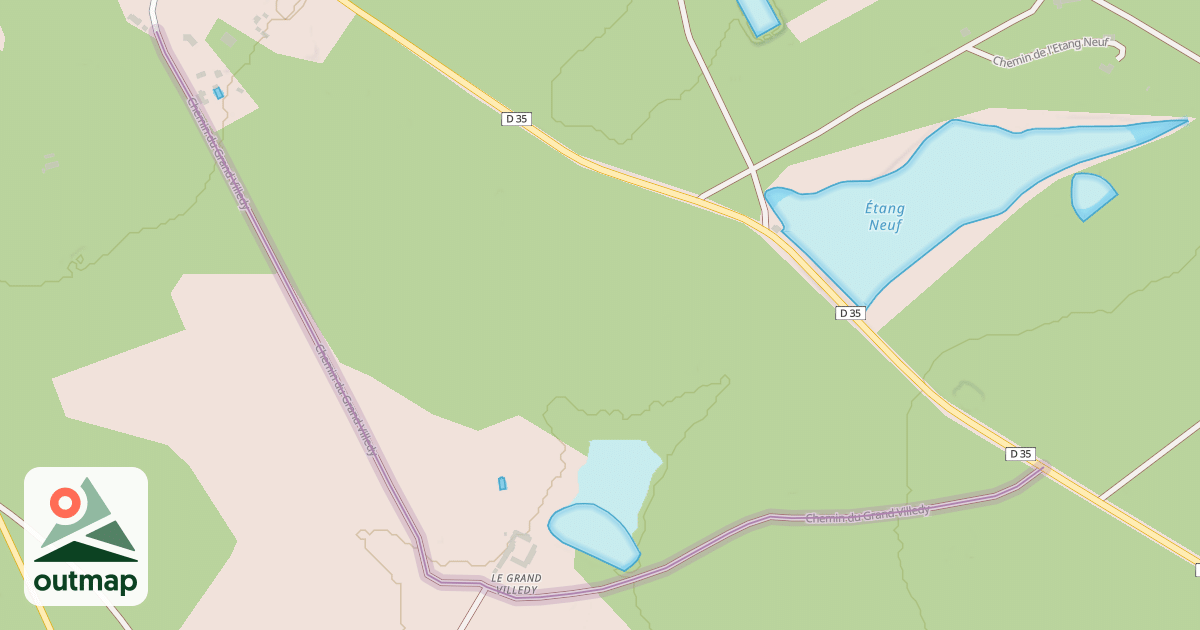 Map of Chemin du Grand Villedy