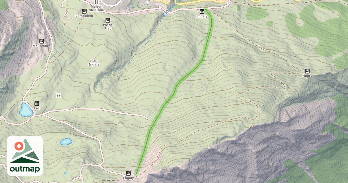 Map of Combe Engaly