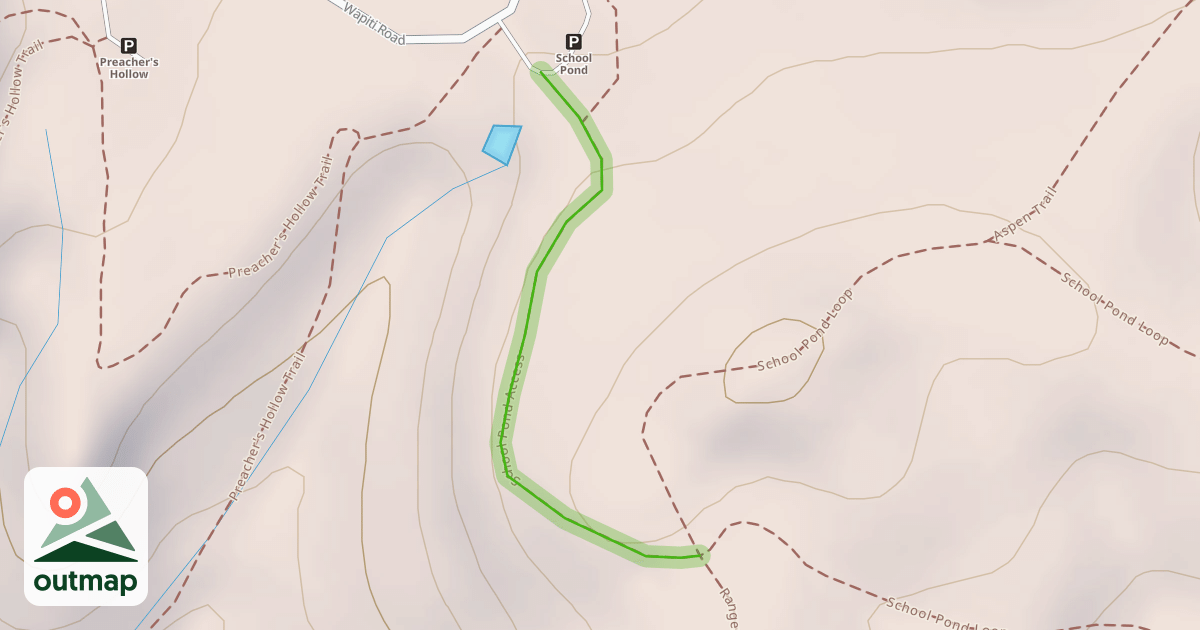 Map of School Pond Access