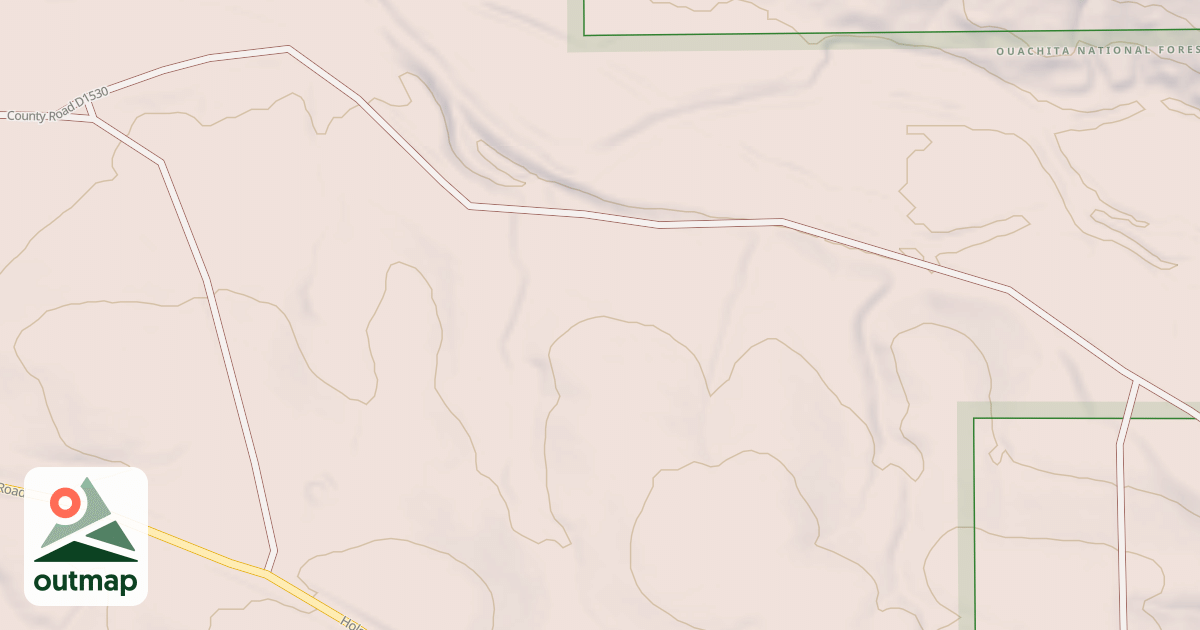 Map of POST MOUNTAIN