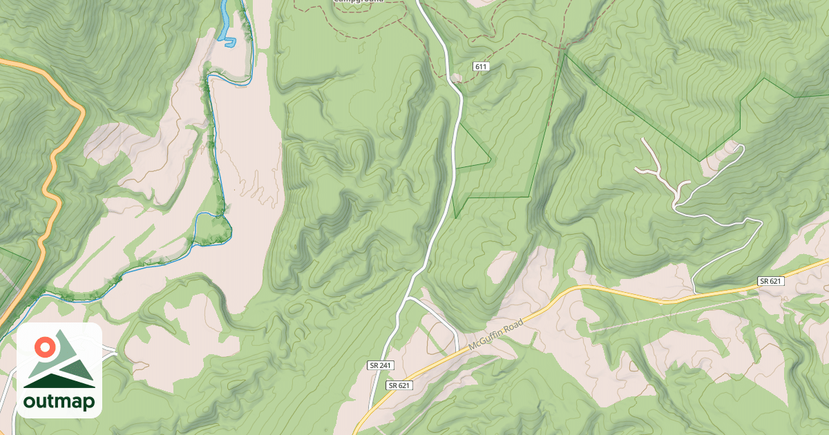 Map of HIDDEN VALLEY ROAD