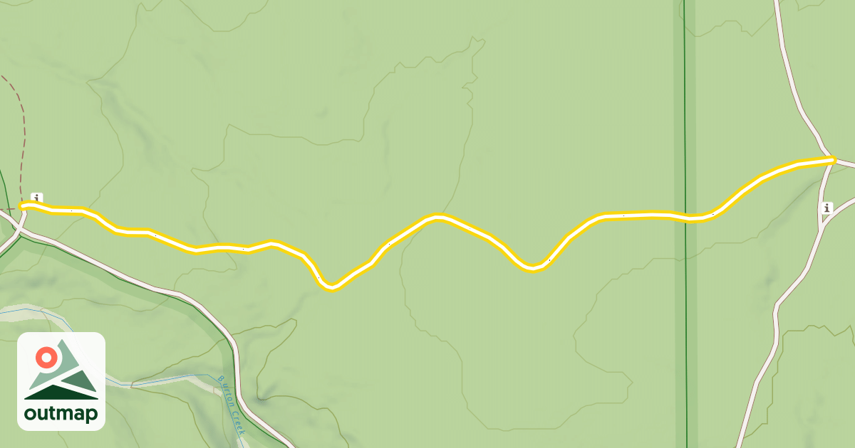 Map of Antone Meadows Trail