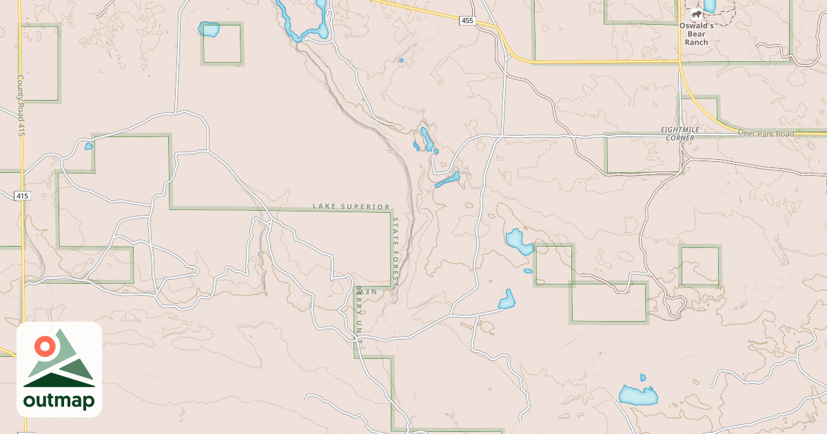 Map of Silver Creek Trail