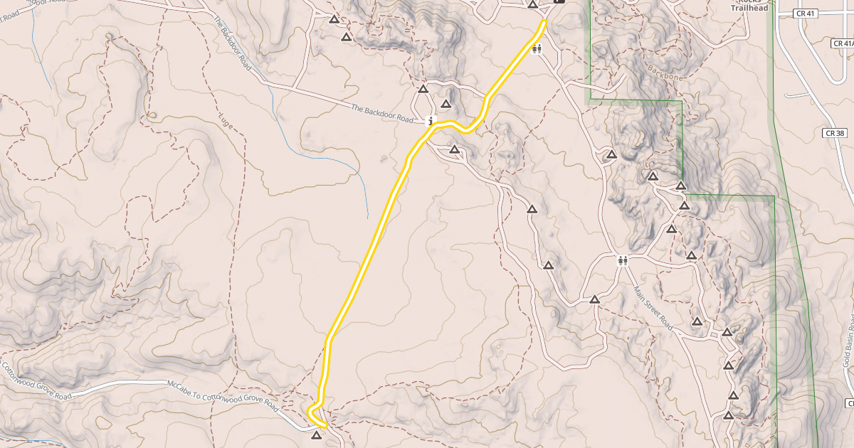 Map preview of Hartman Rocks Drive