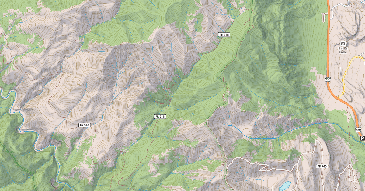 Map preview of Jones Creek
