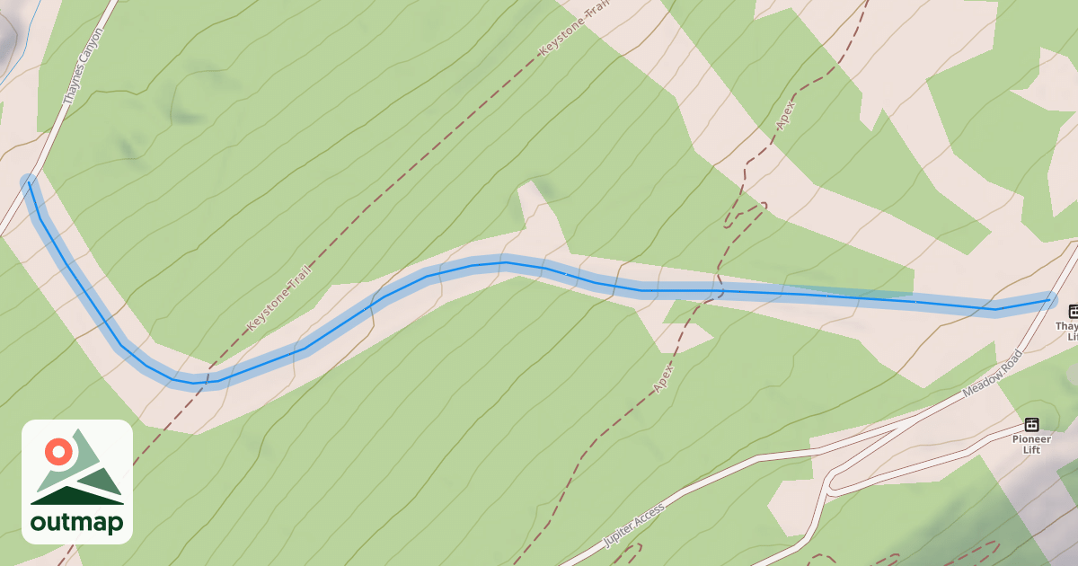Map of Keystone
