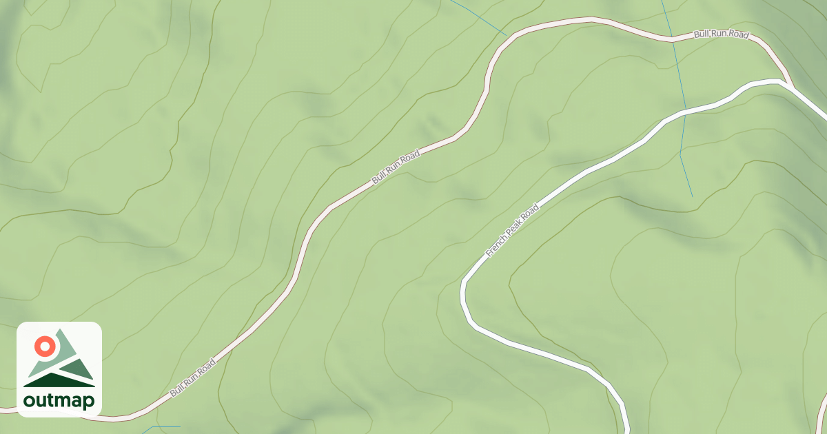 Map of BULL RUN