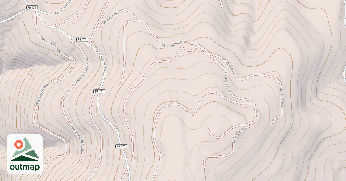 Map of ELK BUGLE