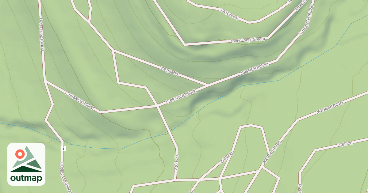 Map of Rock Run ATV Trails