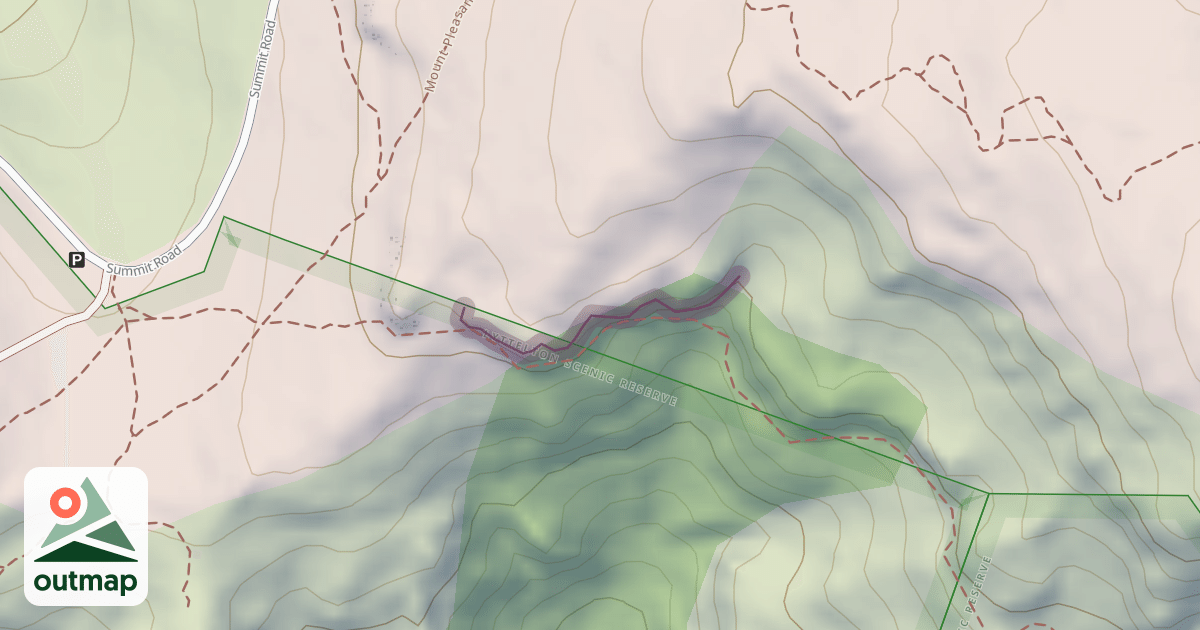 Map of Climbing Crag
