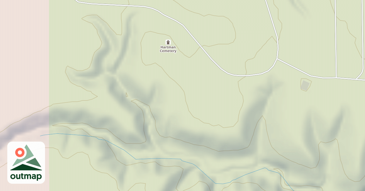 Map of Creek