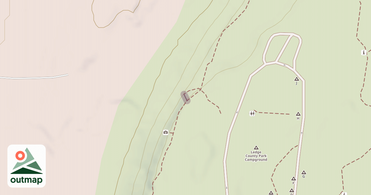 Map of Climbing Route