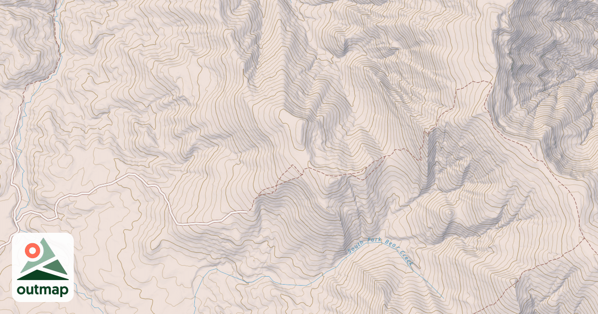 Map of LITTLE ELK MOUNTAIN