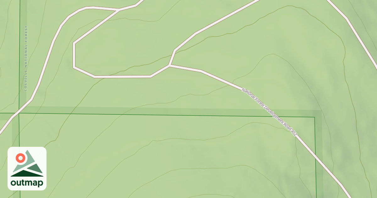 Map of HANK BUTTE