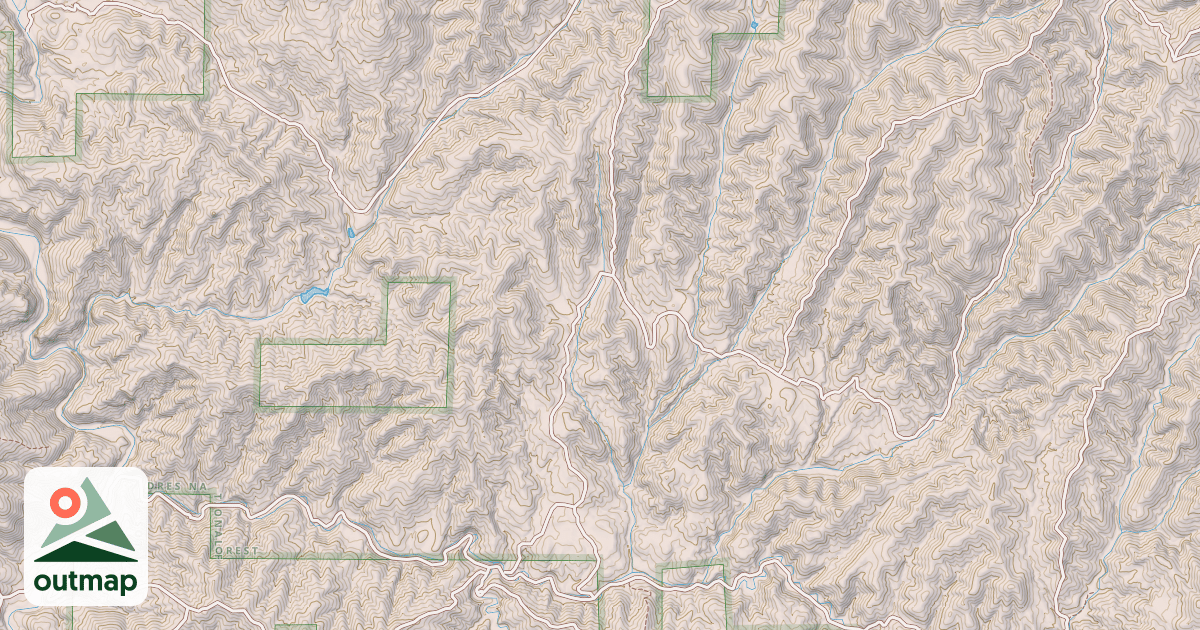 Map of USFS Motor Vehicle Use Map Trails 6800