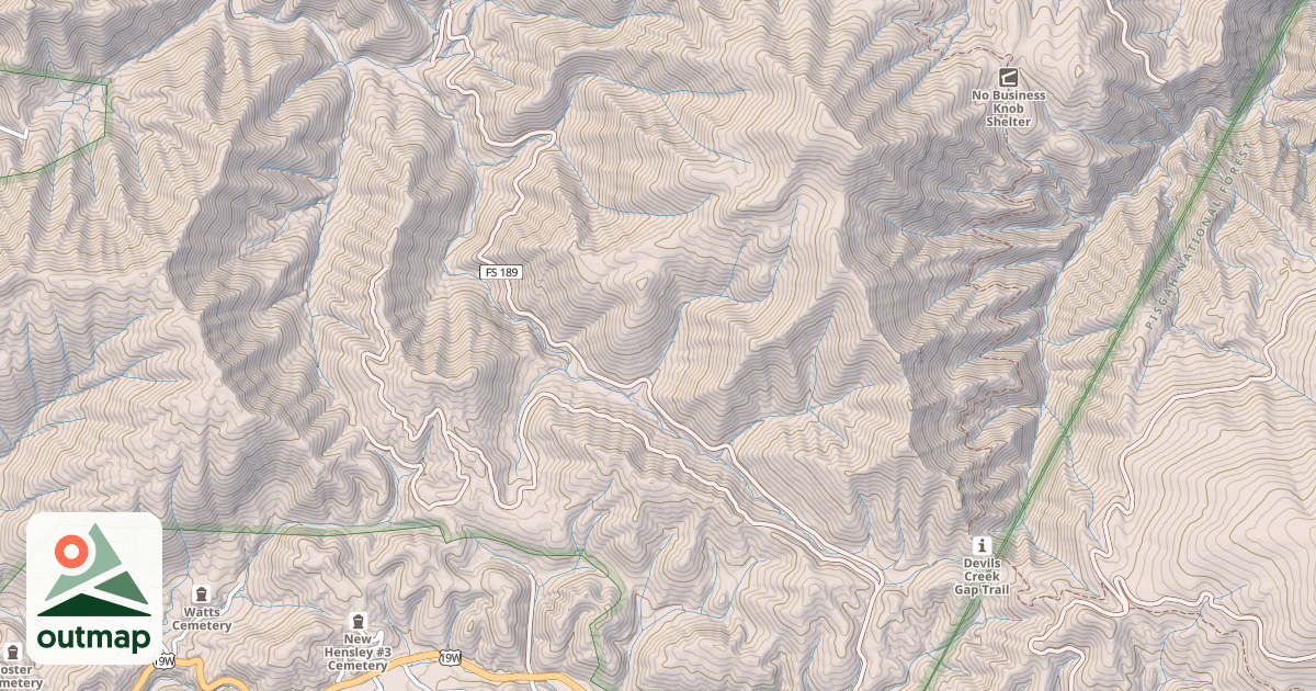 Map of GRANNY LEWIS in Unicoi
