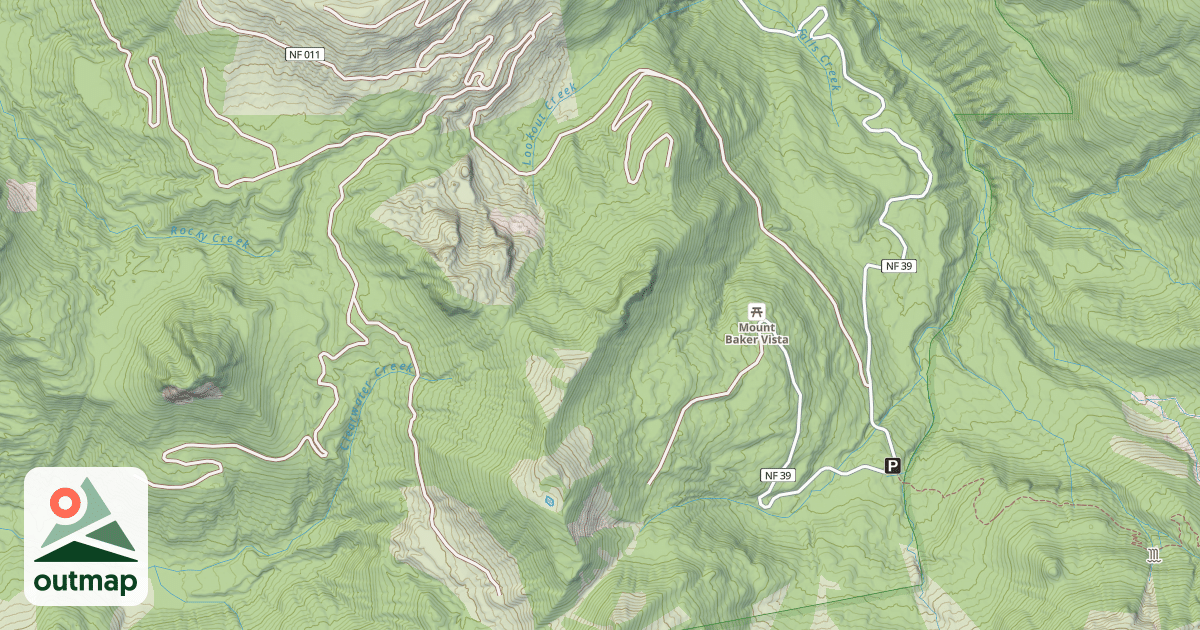 Map of GROUSE BUTTE