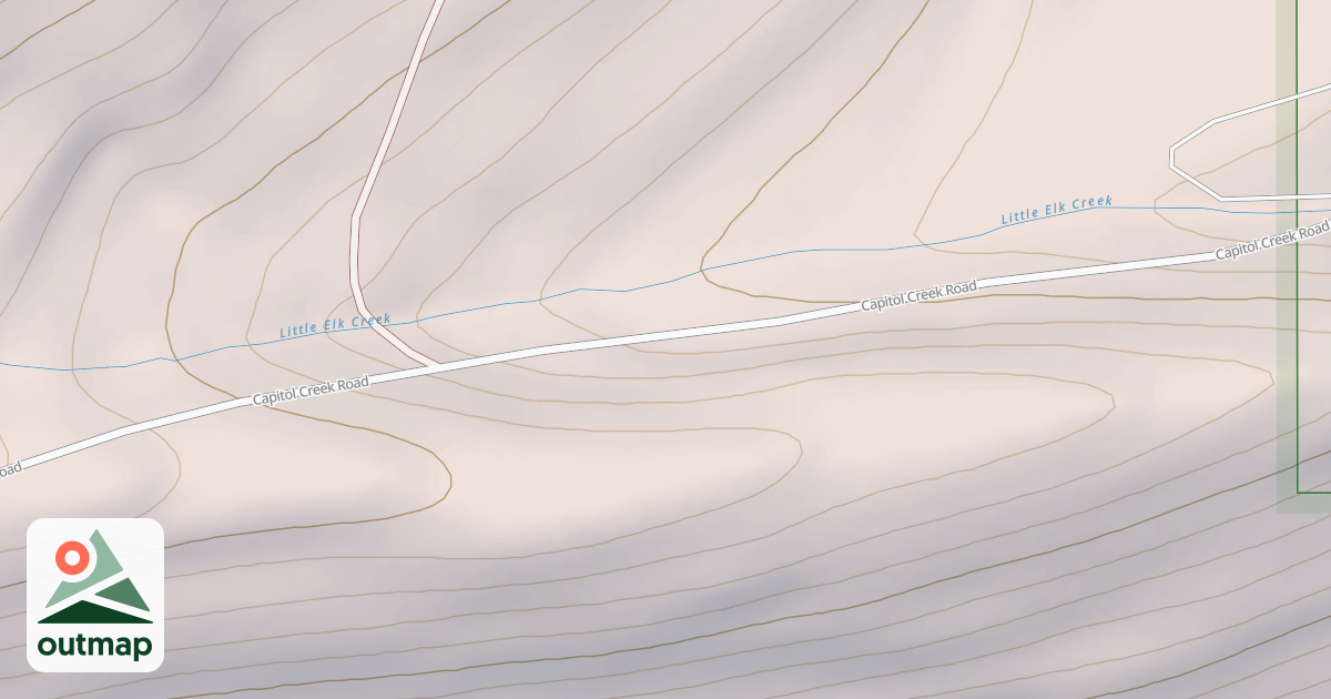 Map of CAPITOL CREEK