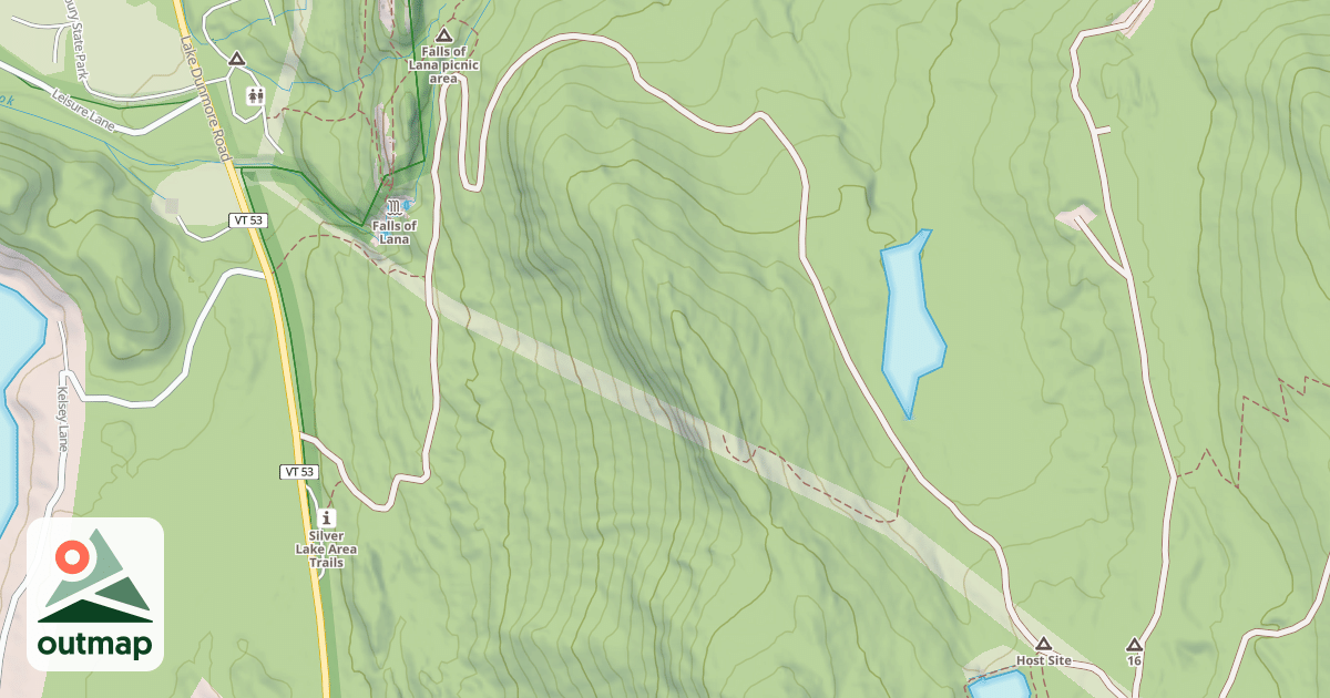 Map of Silver Lake
