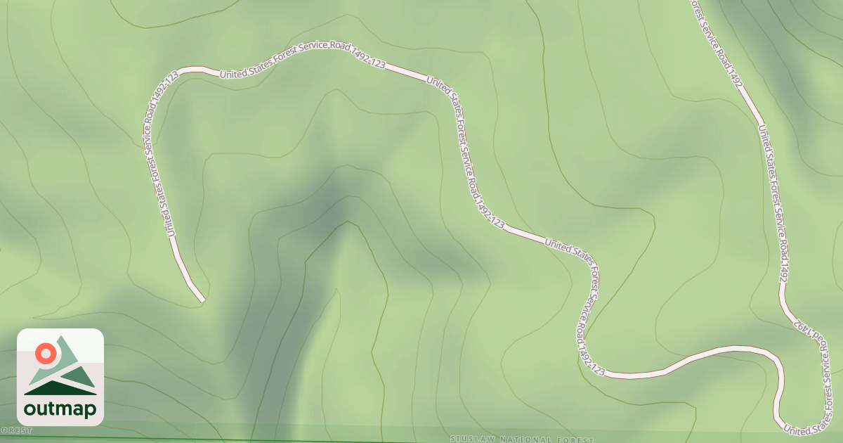 Map of USFS Motor Vehicle Use Map Roads {7E8709C4-79B9-4EB5-8165-46C2140CDBB1}