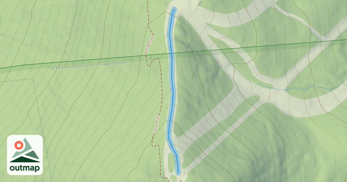 Map of Rim Run