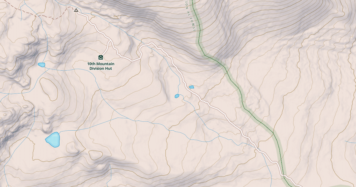 Map preview of SLIDE LAKE 4WD