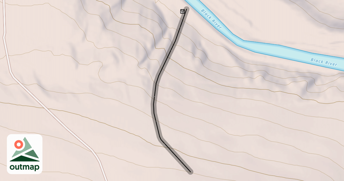 Map of Cameron Spur