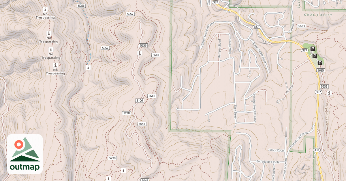 Map of THREE BOTTLES