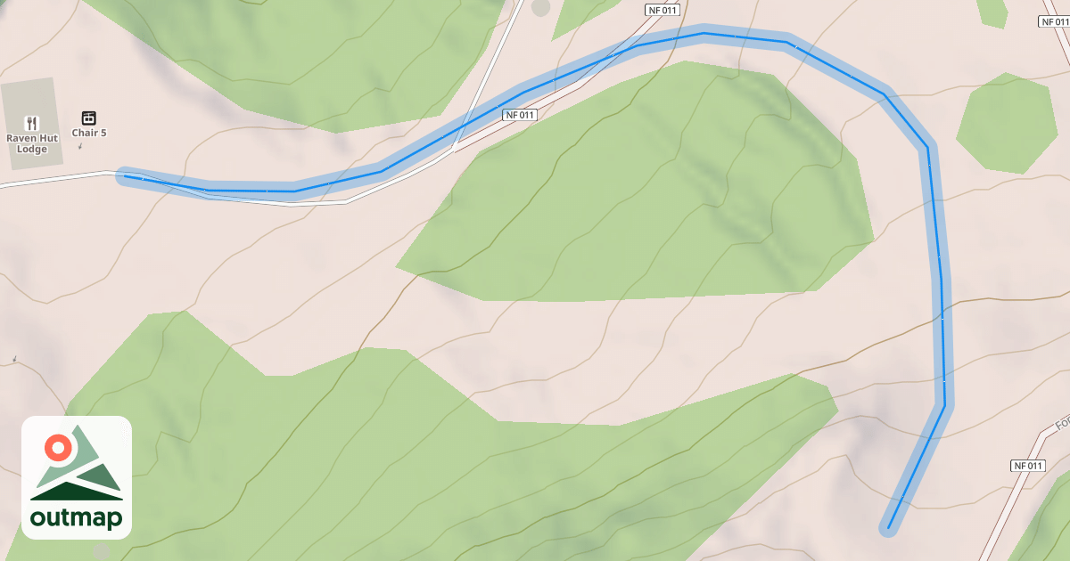 Map of Lower White Salmon