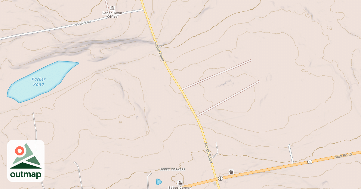 Map of Sebec Village