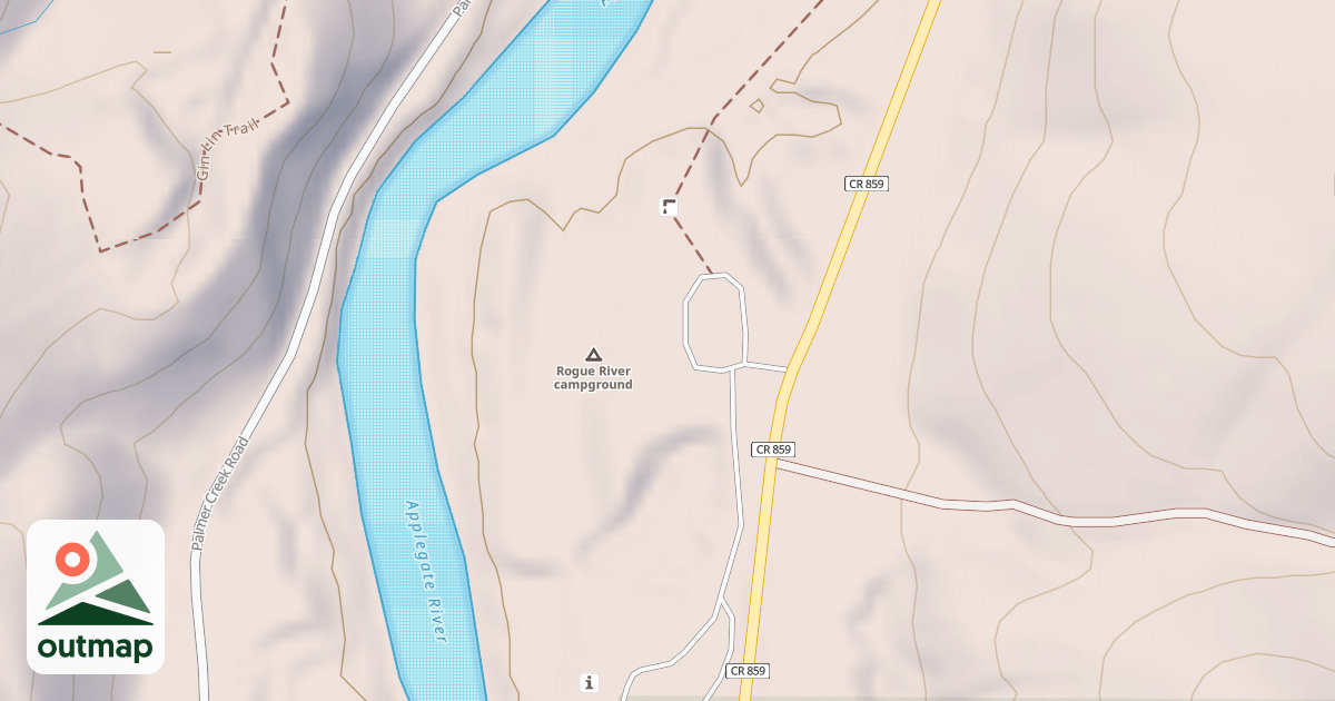 Map of JACKSON PICNIC AREA LOOP A