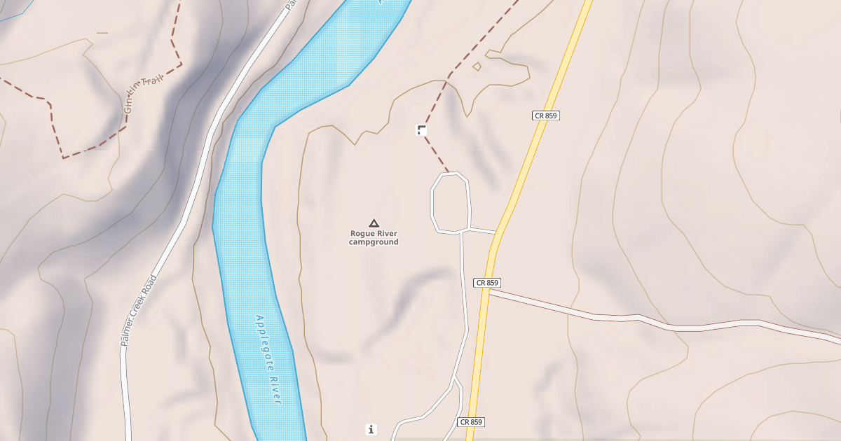 Map preview of JACKSON PICNIC AREA LOOP A