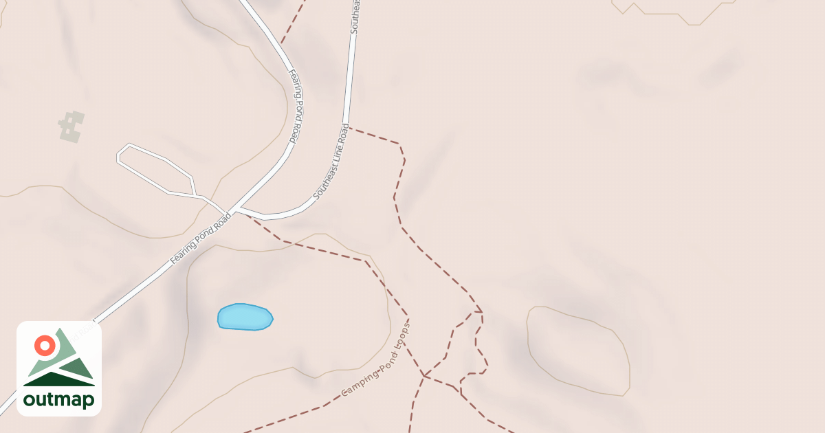 Map of Pine Barren Path