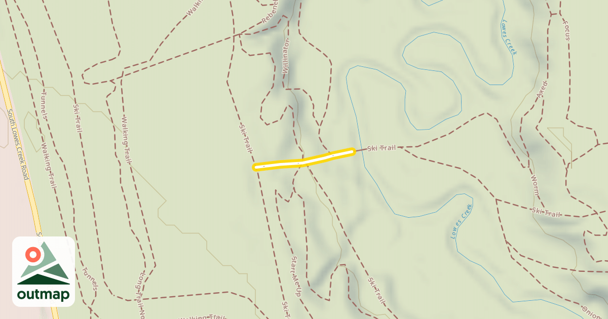 Map of Ski Trail