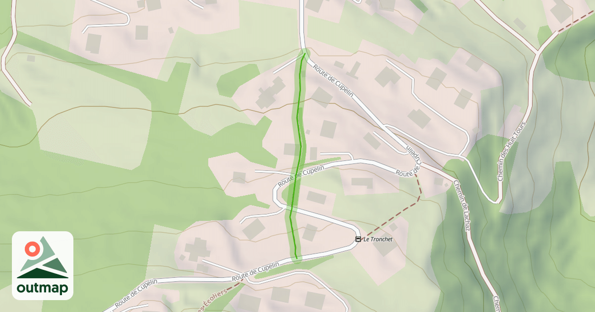 Map of Chemin des Écoliers