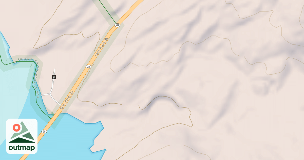Map of Seventh - Eighth Lake Loop Trail