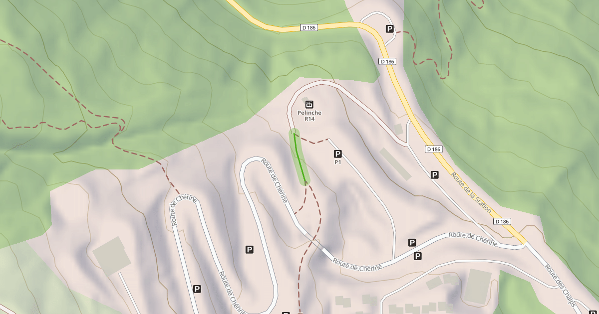 Map preview of Pelinche
