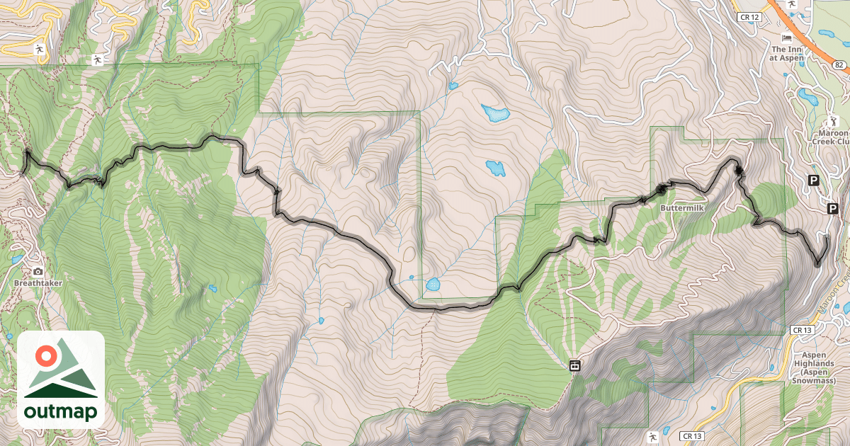 Map of Government Trail