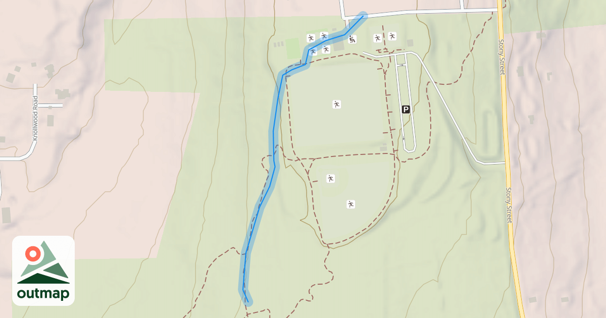 Map of W Trail