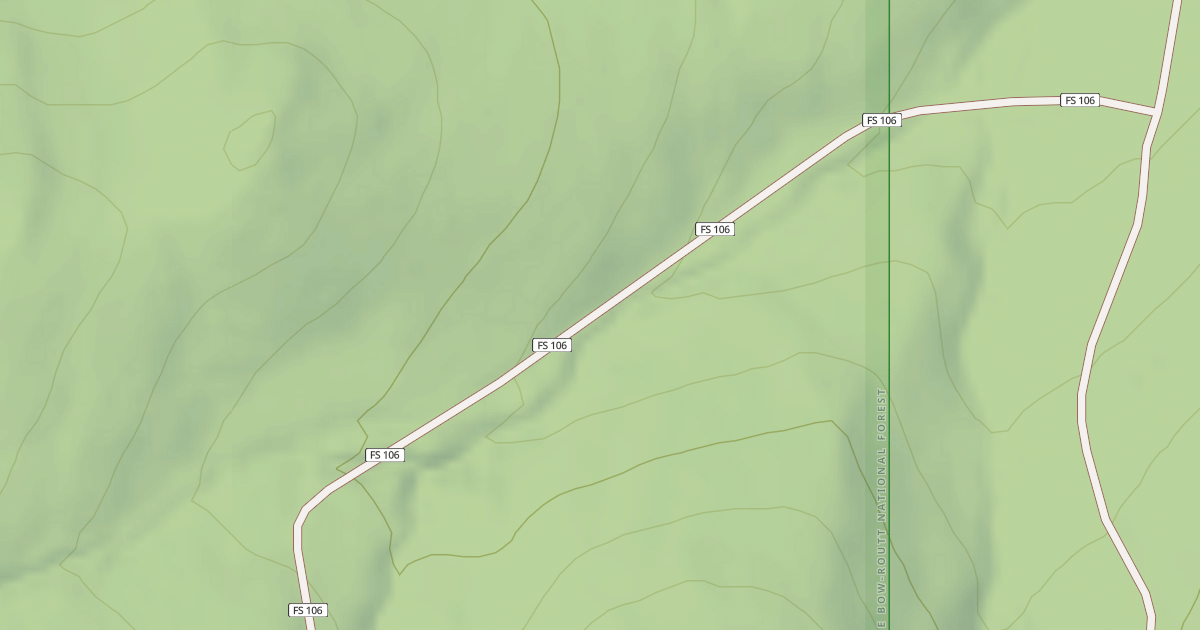 Map preview of CORNER CABIN ROAD