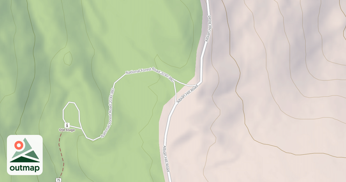 Map of USFS Motor Vehicle Use Map Roads {01658096-67AA-49E8-A49D-A8557C79DF22}