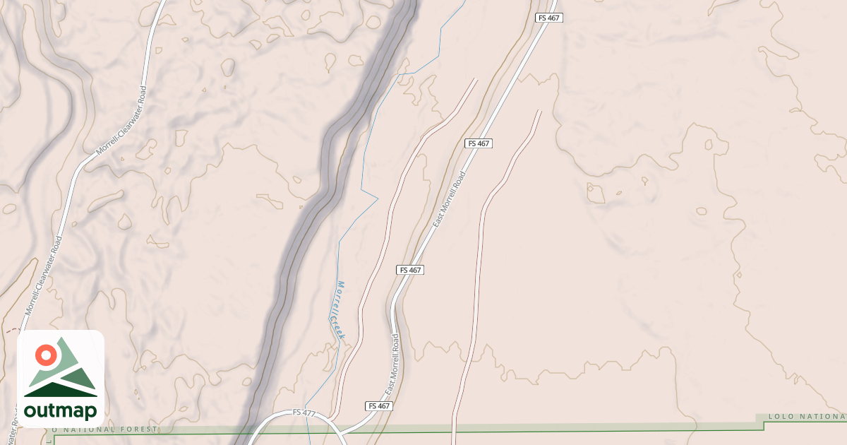 Map of CROWN SPUR