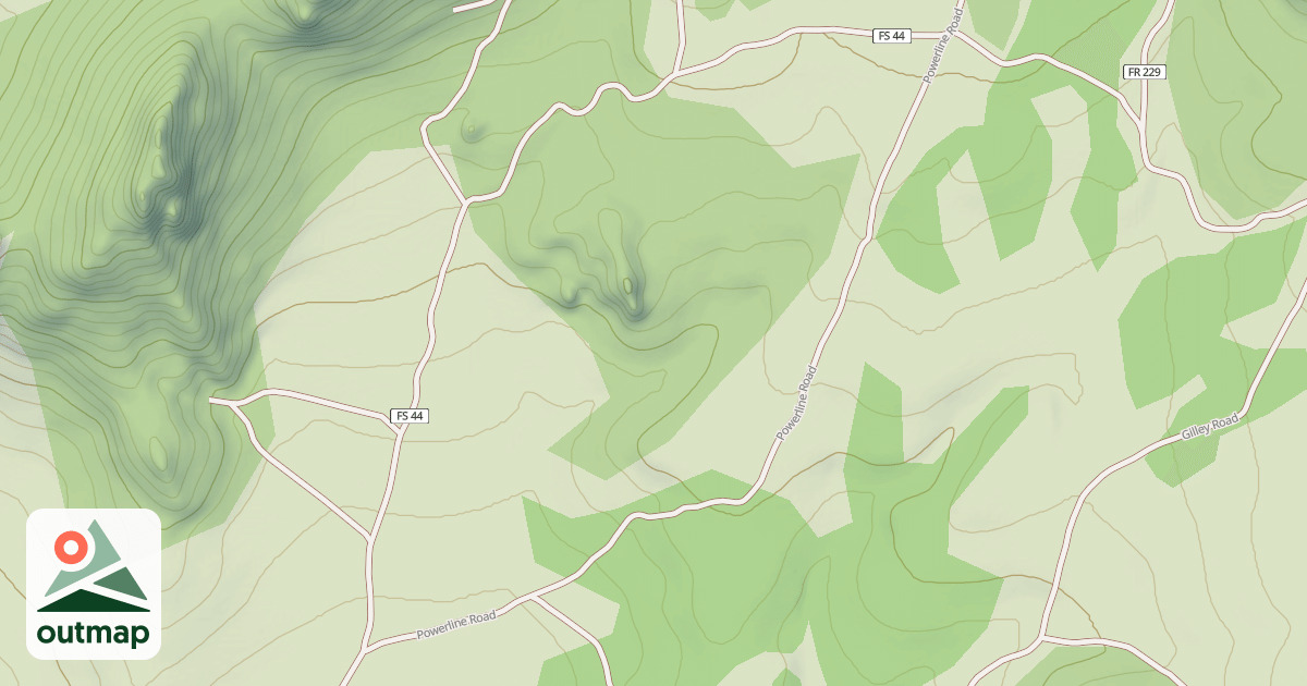 Map of POWERLINE