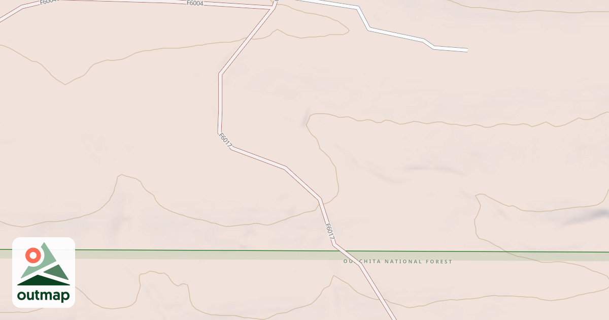 Map of POST MOUNTAIN