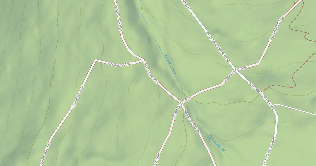 Map preview of Parker Brook Trail